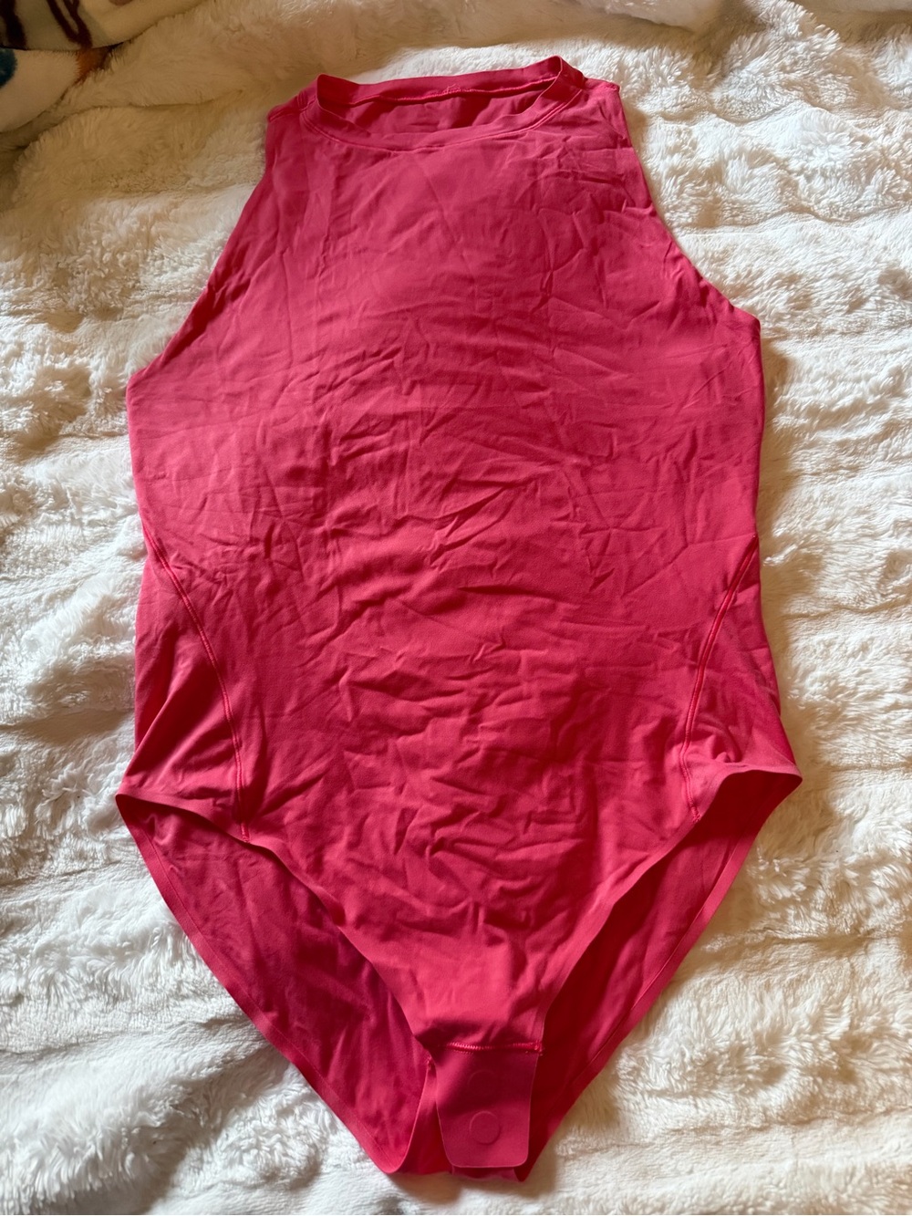 lululemon athletica Women's Sleeveless Bodysuit in Bright Pink